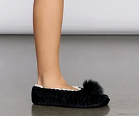 Pom Sock Slipper