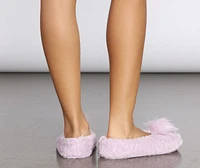 Pom Sock Slipper