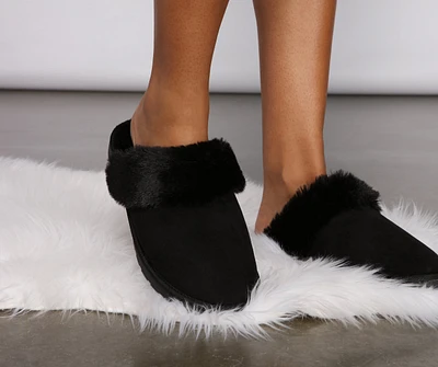 Chill Out and Fuzzy Faux Fur Slippers