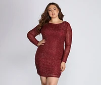 Plus Set Heat Stone Dress