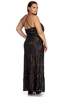 Plus Teresa Formal Sequin Dress