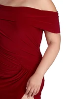 Plus Kaleigh Off Shoulder Dress