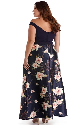 Plus Estella Stargazer Lily Gown