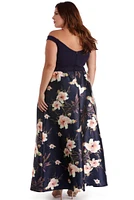 Plus Estella Stargazer Lily Gown