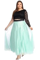 Plus Victoria Two Piece Lace Dress