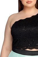 Plus Victoria Two Piece Lace Dress