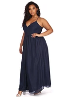 Plus Chiffon Beauty Maxi Dress