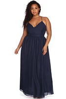 Plus Chiffon Beauty Maxi Dress