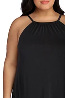 Plus Casual Knit Maxi Dress
