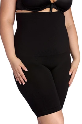 Plus High Waist Shaper Shorts