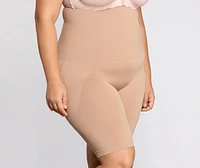 Plus High Waist Shaper Shorts