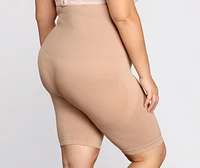 Plus High Waist Shaper Shorts