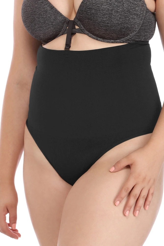 Plus High Waist Shaper Thong
