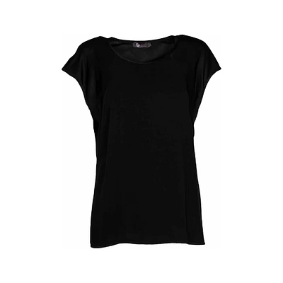 M Made italy — Women's Woven Short Sleeve Top