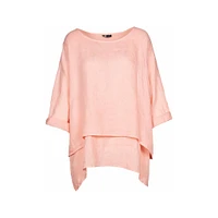 Women's Linen 3/4 Sleeve Top | M Made Italy