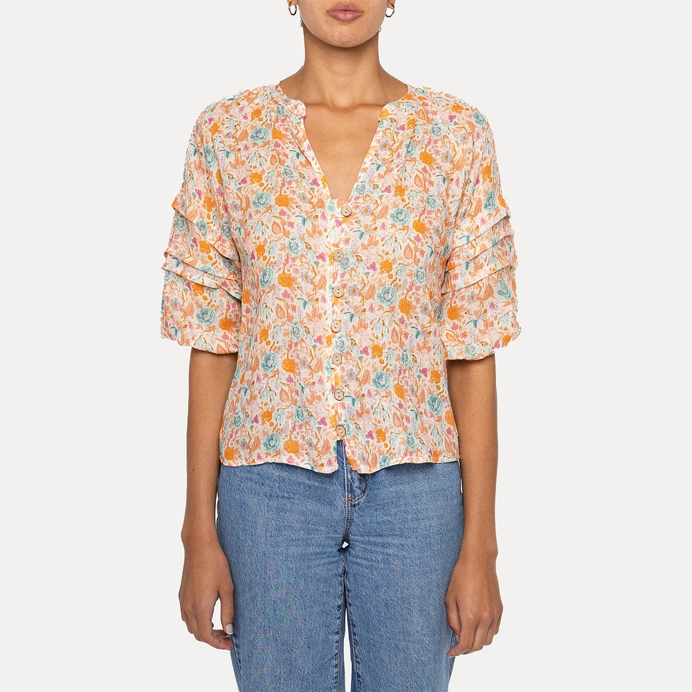 Astrid — Hampton Btn Blouse