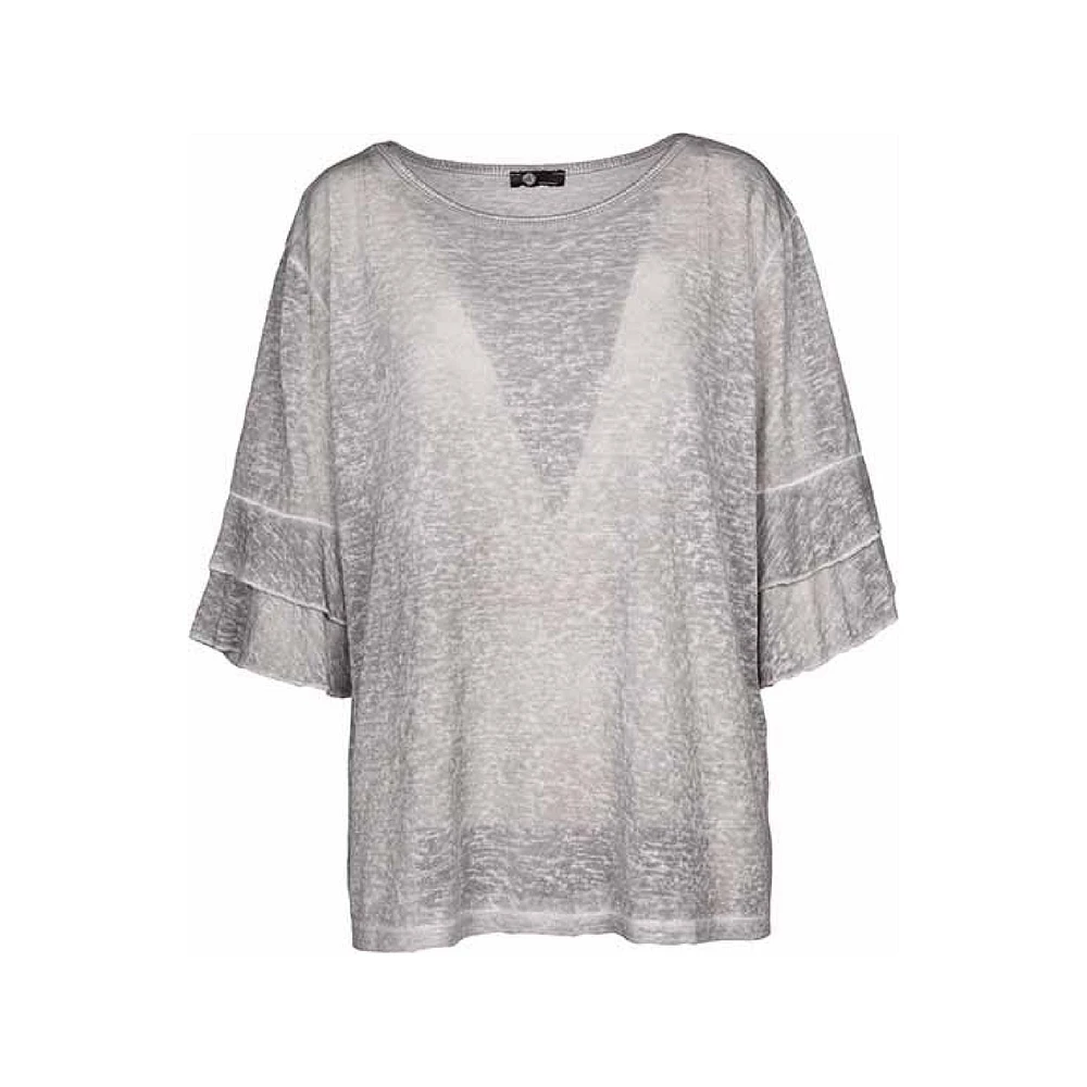 M Made Italy — Haut en tricot à manches 3/4 pour femme