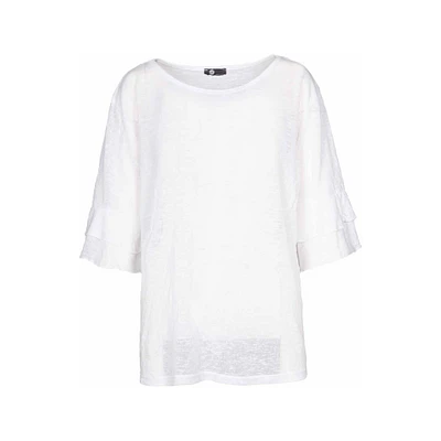 M Made Italy — Haut en tricot à manches 3/4 pour femme