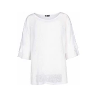 M Made Italy — Haut en tricot à manches 3/4 pour femme