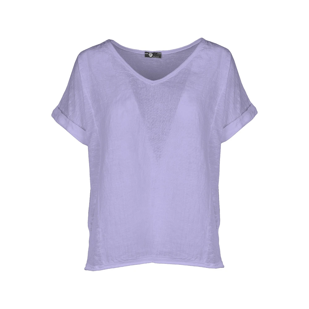 M Made Italy — Women's Knitted Short Sleeve Top
