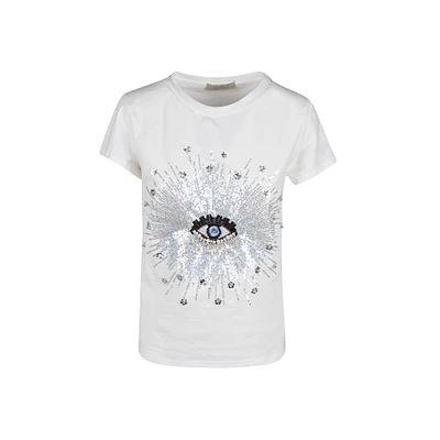 Astrid — Haut en maille légère pour femme Blanc