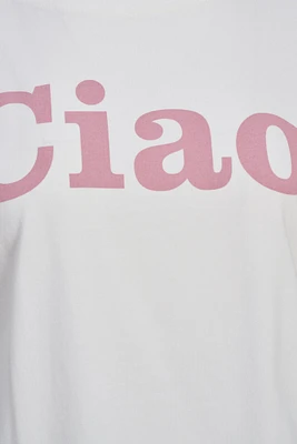 T-shirt imprimé « Ciao » | Ema&Carla