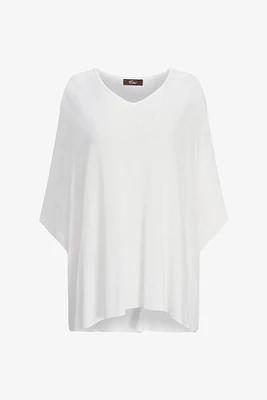 Oversized V-Neck Blouse | Ema&Carla