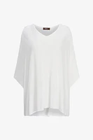 Oversized V-Neck Blouse | Ema&Carla