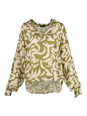 M Made Italy – Haut tissé pour femme Combo vert