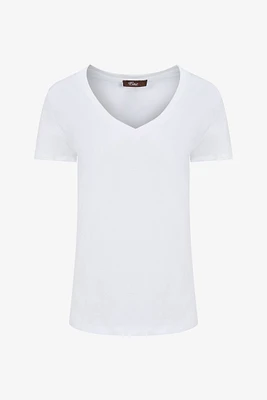 T-shirt basique à col en V | Ema&Carla
