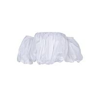 Astrid — Haut tissé classique pour femme Blanc