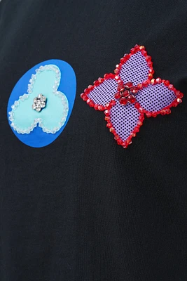 T-shirt à motif brodé | Ema&Carla