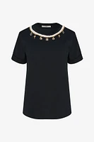 Necklace Detail T-Shirt | Ema&Carla