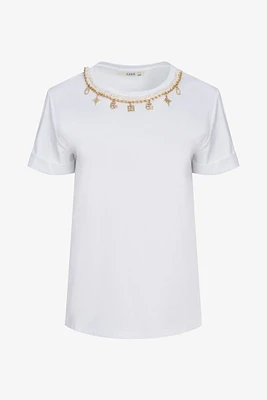 Necklace Detail T-Shirt | Ema&Carla