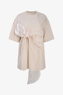 Bow Detail T-Shirt | Ema&Carla