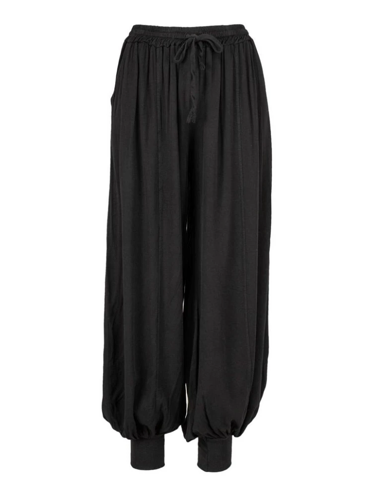 M Made Italy – Pantalon tissé pour femme Noir