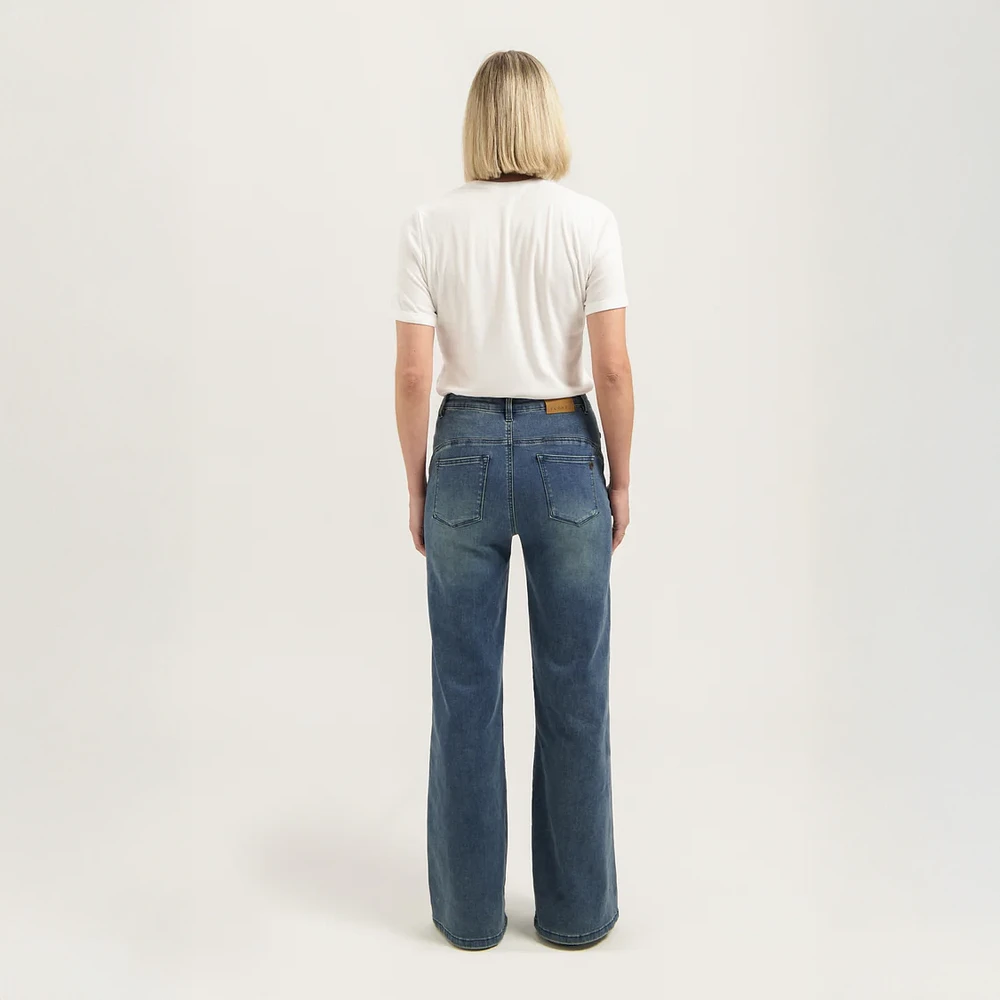 Florez | Pantalon tissé pour femme — Bleu clair