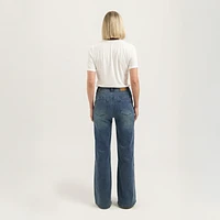 Florez | Pantalon tissé pour femme — Bleu clair