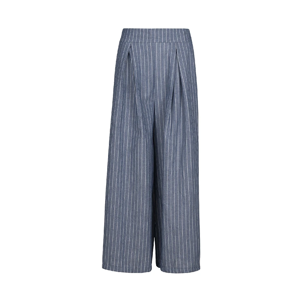 Astrid — Women's Casual Woven Pants Stripe