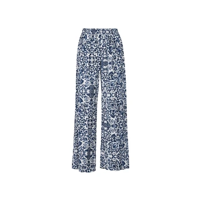 Astrid — Tourist Pants Blue Print