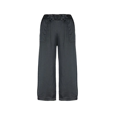 M Made Italy — Women's Woven Cropped Pants