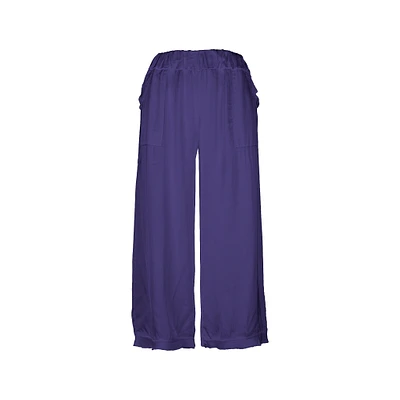 M Made Italy — Women's Woven Cropped Pants