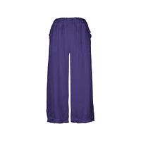 M Made Italy — Women's Woven Cropped Pants
