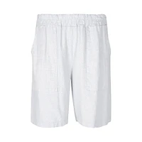 Short tissé pour femme