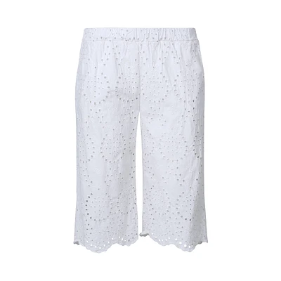 Short tissé pour femme
