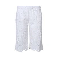 Short tissé pour femme