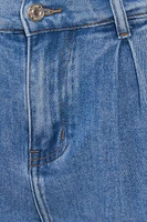 Pleated Denim Shorts | Ema&Carla