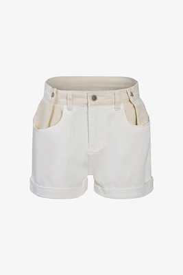 Cuffed Denim Shorts | Ema&Carla