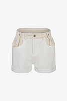 Cuffed Denim Shorts | Ema&Carla
