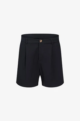 Pleated Viscose Shorts | Ema&Carla